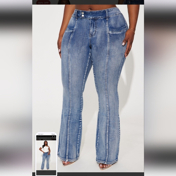 Fashion Nova Curve Jeans  New - Picture 1 of 3